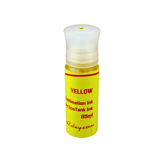 Yellow 85ml bottle Dye Sublimation Ink for Epson EcoTank ET-3750 ET-4750 printers