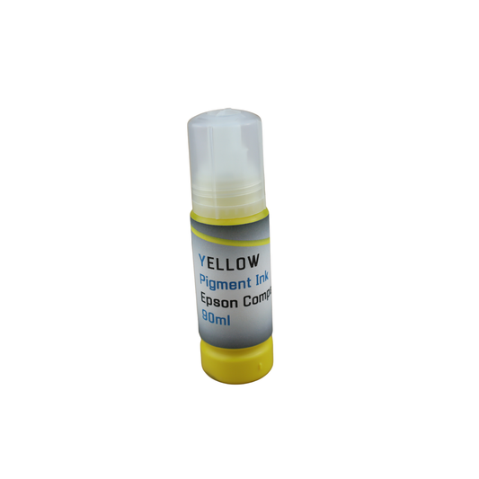 Yellow 90ml bottle Pigment Ink for Epson EcoTank Photo ET8500 ET-8550 printers