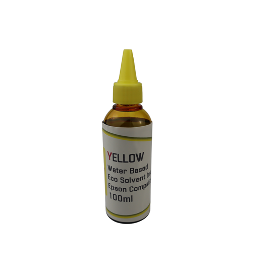 Yellow 100ml bottle Eco Solvent Water Based Ink for Epson SureColor P600 Printer