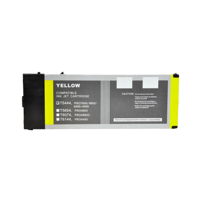 Yellow T544 remanufactured Pigment Ink Cartridge for Epson Stylus Pro 7600 9600 Printers