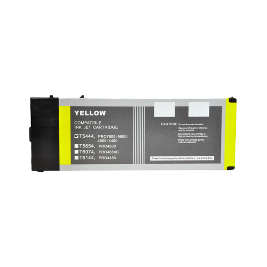 Yellow T544 remanufactured Pigment Ink Cartridge for Epson Stylus Pro 7600 9600 Printers