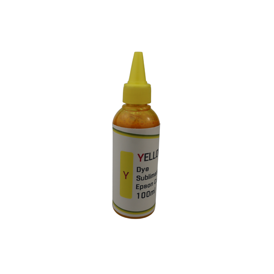 Yellow 100ml bottle Dye Sublimation Ink for Epson WorrkForce WF-2960 Printers