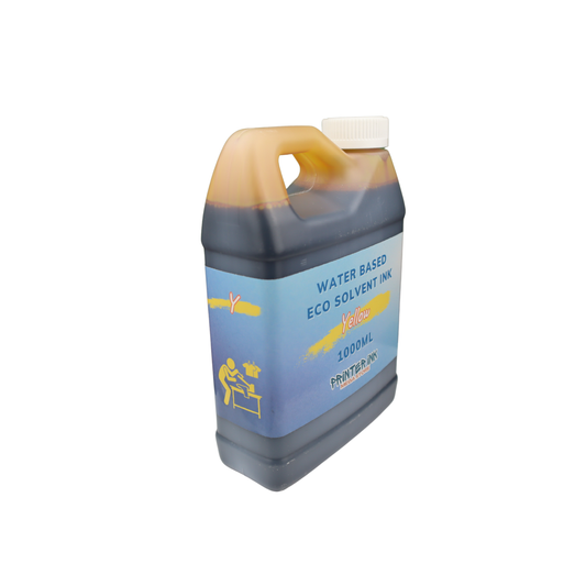 Yellow 1000ml bottle Eco Solvent Water Based Ink for Epson WorkForce WF-7210 WF-7710 WF-7720 printer