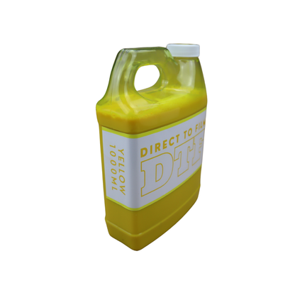 Yellow 1000ml bottle DTF Direct to Film Ink 