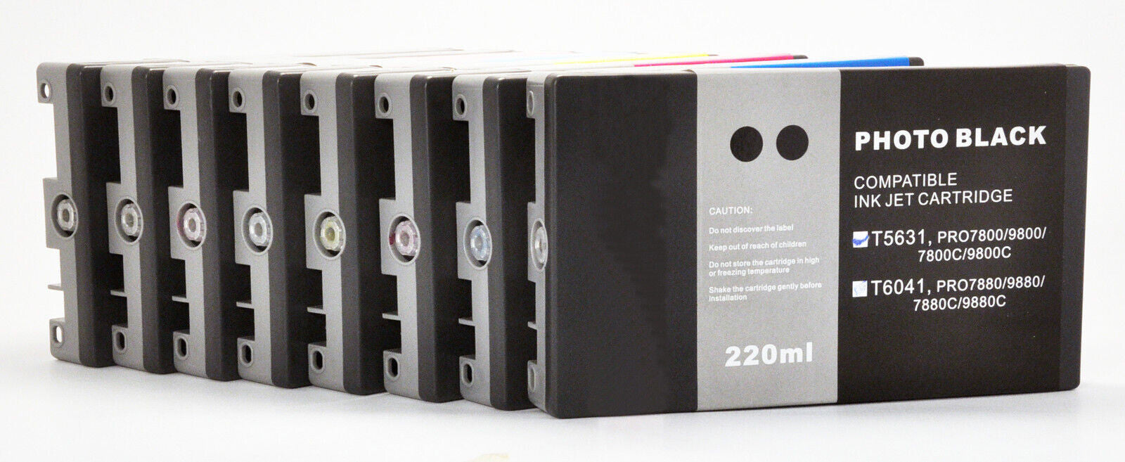 8X220ml Epson Stylus Pro 7800 9800 Printer K3 Pigment UltraChrome Cartridges Ink.