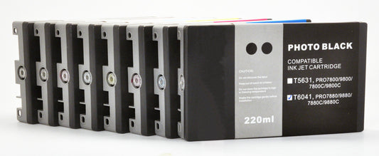 8pc for Stylus Pro 7880/9880,UltraChrome K3 Pigment Ink Non OEM Cartridges.