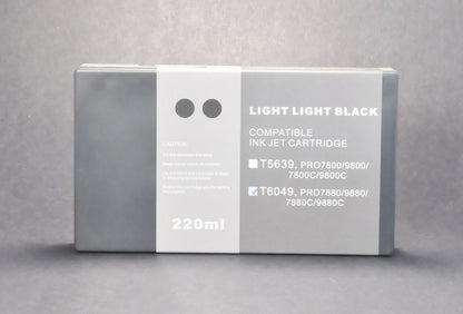 8pc for Stylus Pro 7880/9880,UltraChrome K3 Pigment Ink Non OEM Cartridges.