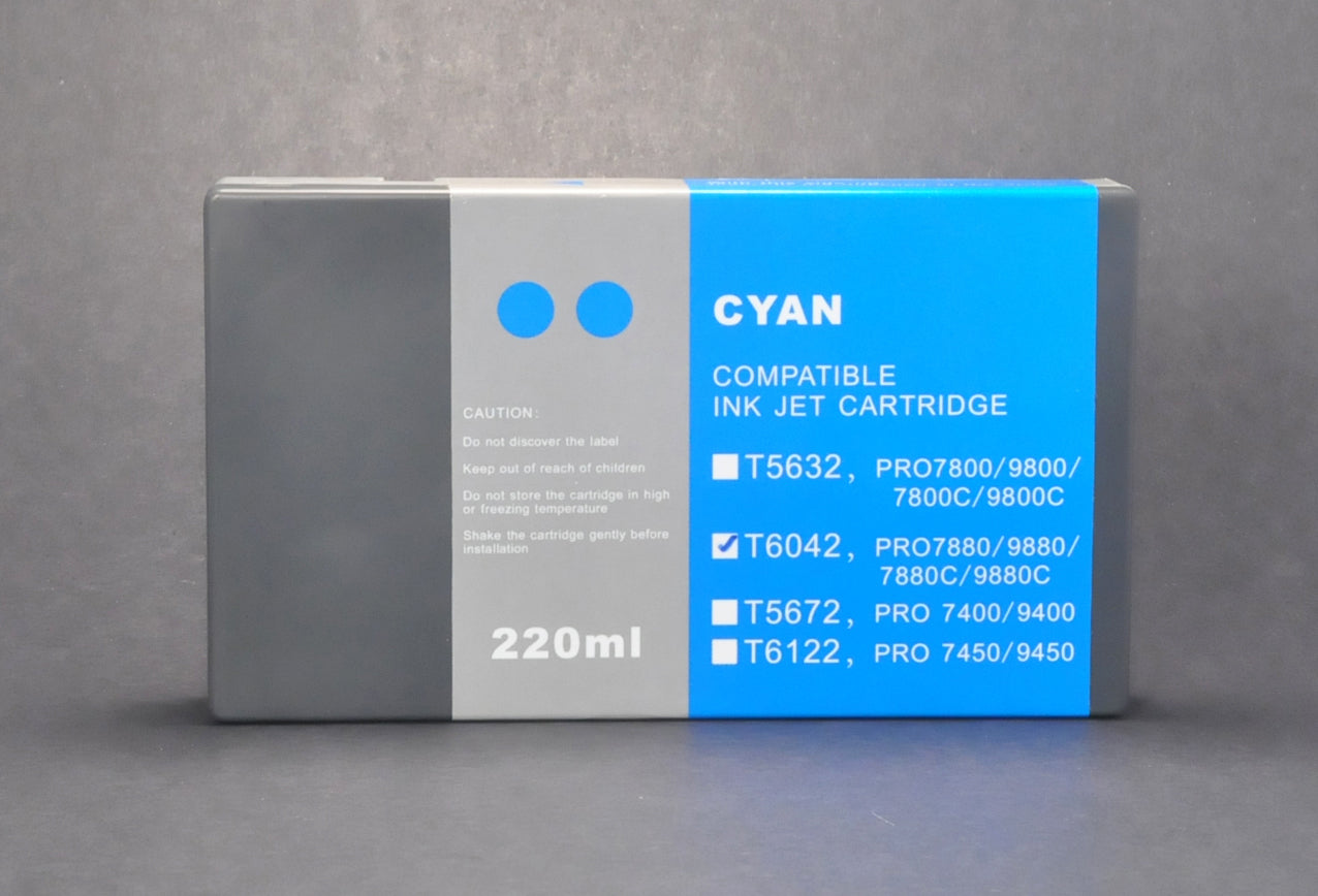 8pc for Stylus Pro 7880/9880,UltraChrome K3 Pigment Ink Non OEM Cartridges.