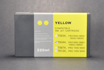 8pc for Stylus Pro 7880/9880,UltraChrome K3 Pigment Ink Non OEM Cartridges.