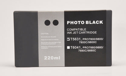 8X220ml Epson Stylus Pro 7800 9800 Printer K3 Pigment UltraChrome Cartridges Ink.