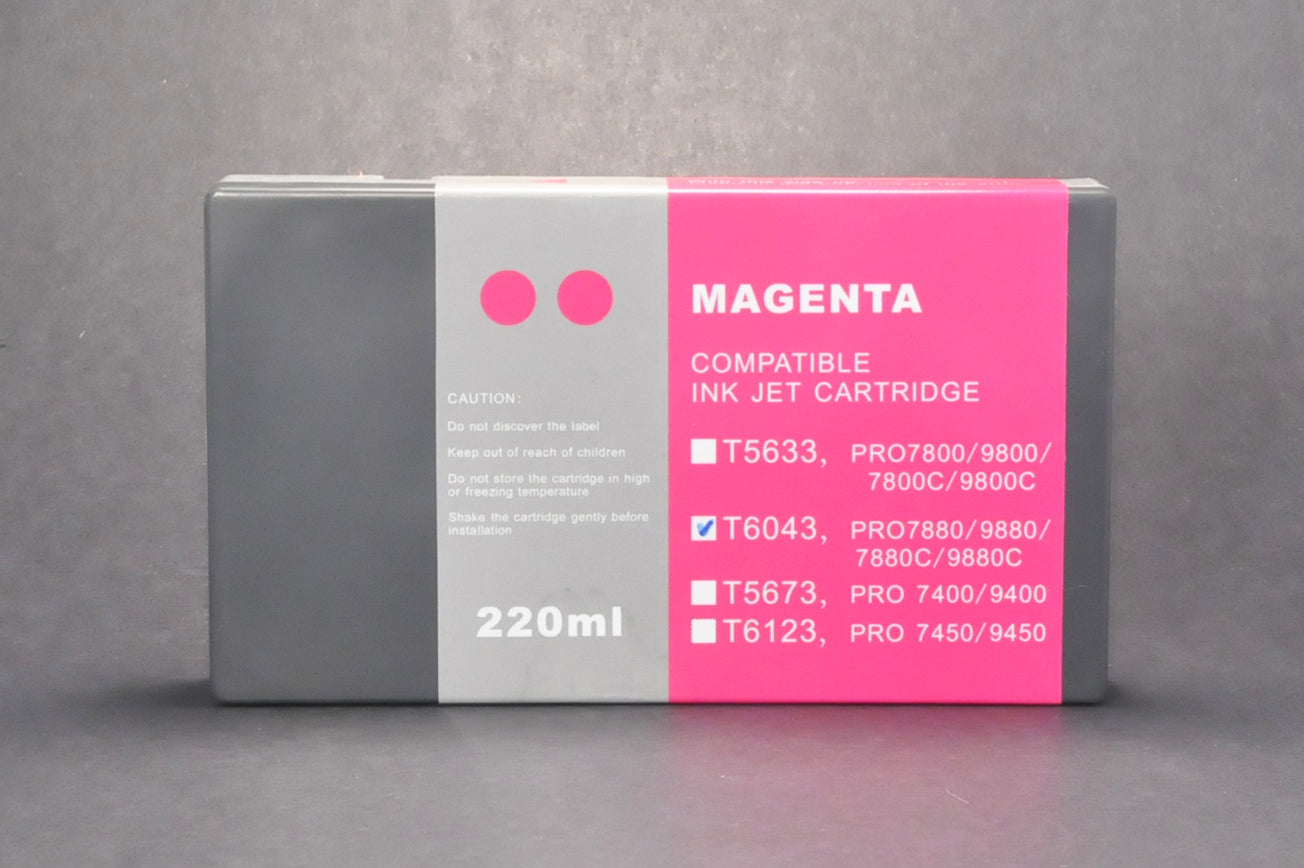 8pc for Stylus Pro 7880/9880,UltraChrome K3 Pigment Ink Non OEM Cartridges.
