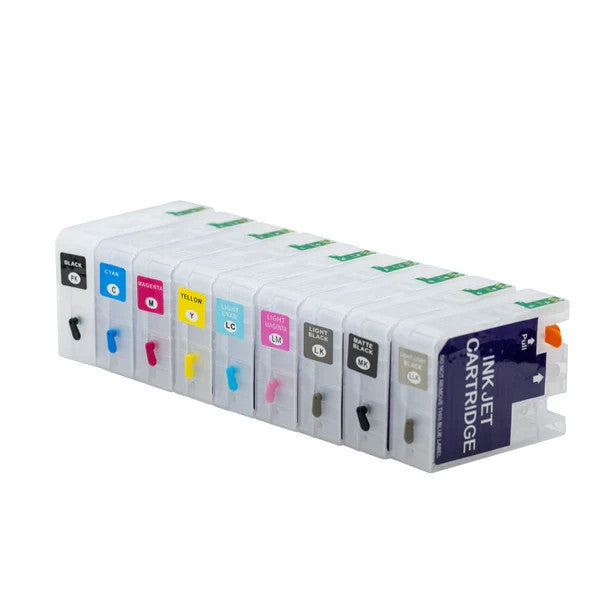 80ML 9 Empty  Ink Cartridge T760 For SureColor SC-P600 with  Reuse ARC Chip.