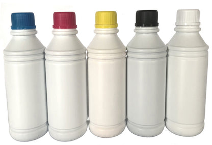5X1L DTF Inks CMYKW Direct to Film Printer Film Hot Melt Powder Heat Transfer.