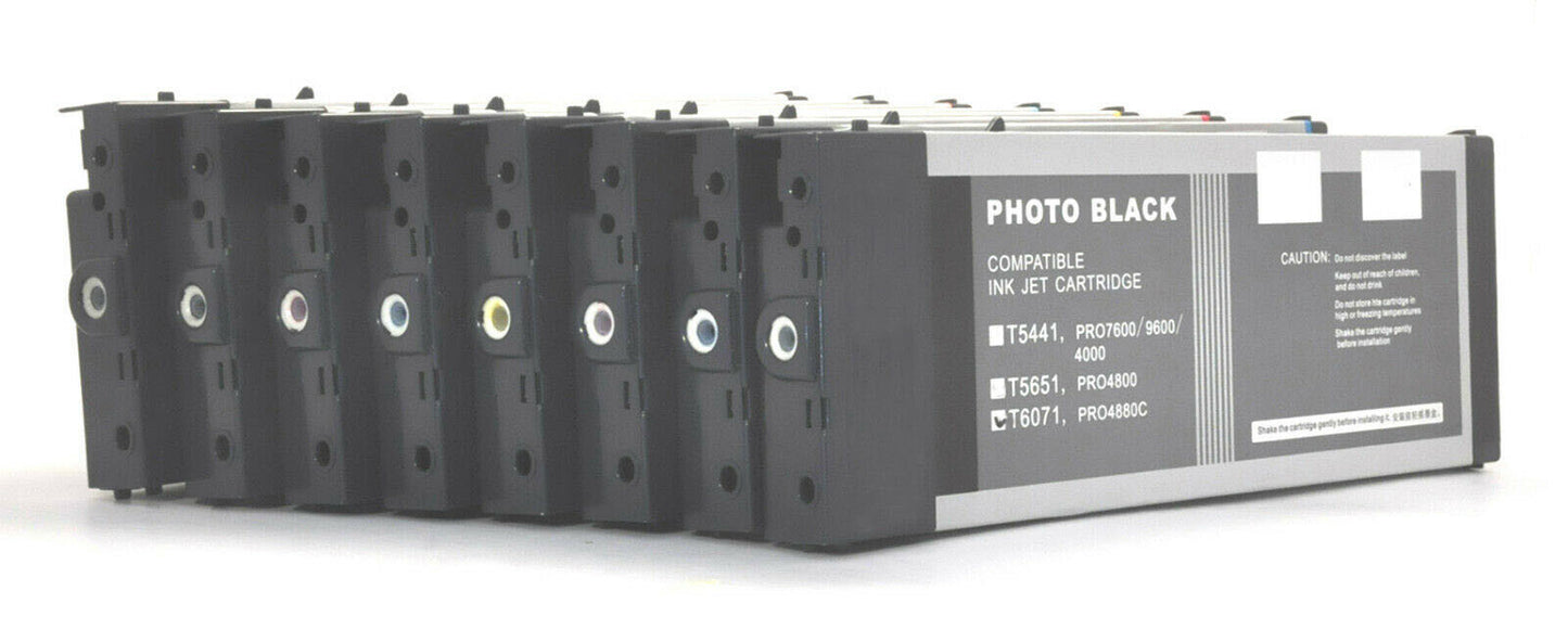 8pcx220 for Stylus Pro 4880 UltraChrome K3 Pigment Non OEM Ink Cartridges.
