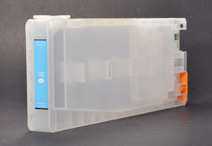 8x350ml Pigment K3 Refillable Ink Cartridges for Stylus Pro 7800/9800+Resetter.
